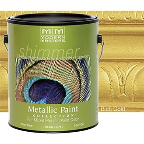 Modern Masters ME701GAL 1G Rich Gold Metallic Paint