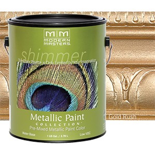 Modern Masters ME658GAL 1G Gold Rush Metallic Paint
