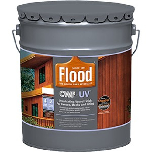Flood FLD542-05 5gal Natural CWF-UV Natural Exterior Penetrating Oil Wood Finish 275 VOC