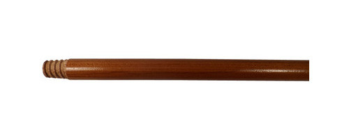 Hardwood Handle,  Wood Threaded Tip, Lacquered - 1-1/8" dia. 5' long