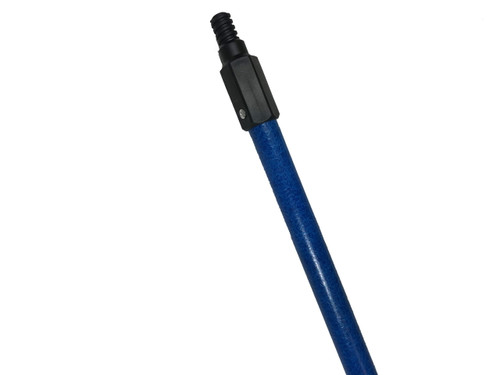 Fiberglass Handle, Threaded Plastic Tip - Blue