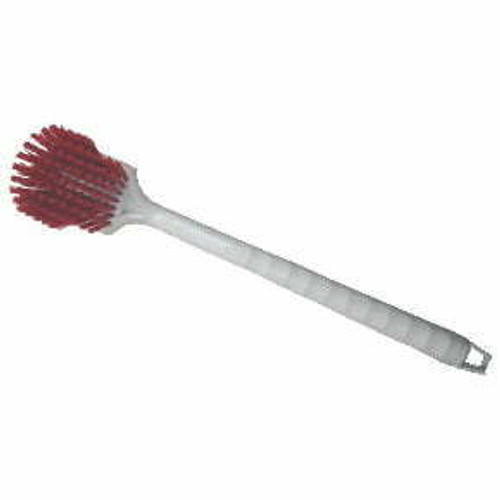 20" Red Poly Bristle Scrub Brush