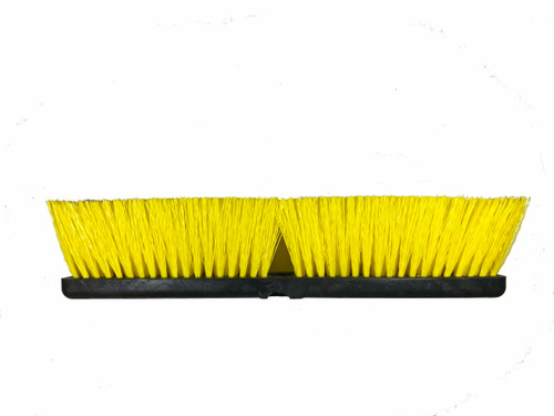 Yellow Polypropylene Garage Brush â€“ Black Plastic Block