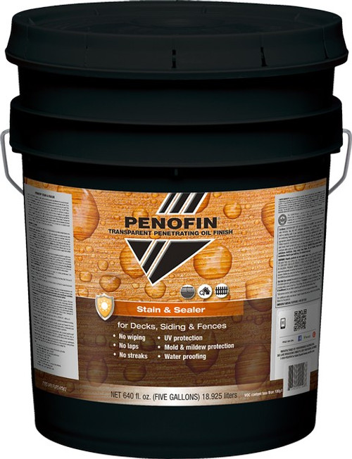 Penofin FSSEB5G 5G Ebony Stain & Sealer