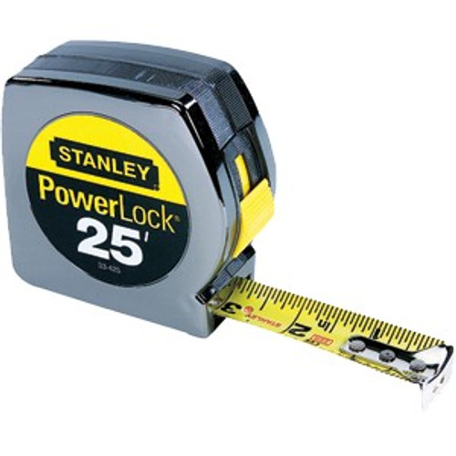 Stanley Tool 33-425 1 x 25 Powerlock Tape Rule - 4ct. Case