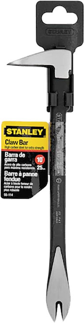 Stanley Tool 55-114 1 Claw Pry Bar - 2ct. Case