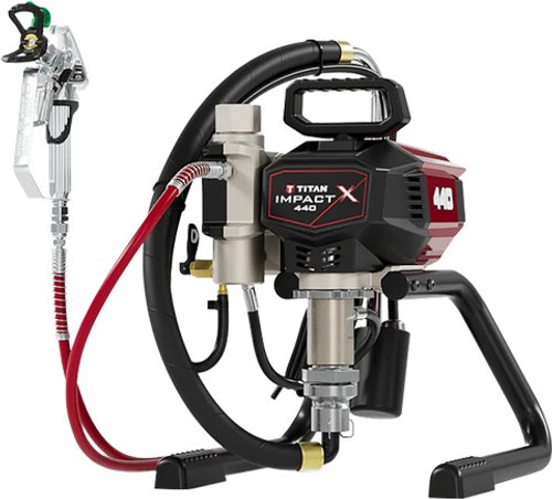 Titan 2429069 Impact X 440 Skid Style Airless Paint Sprayer Complete 120V