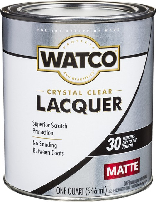 Watco 321533 qt Matte Clear Lacquer Wood Finish