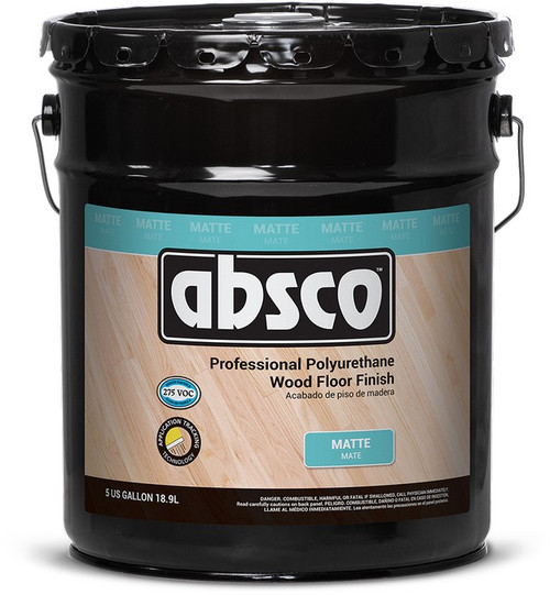 Absco 56305 5gal Matte Professional Polyurethane Floor Finish (275 VOC)