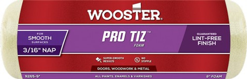 Wooster R265 9" Pro Tiz 3/16" Nap Roller Cover