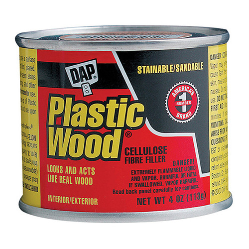 DAP 21400 4oz Light Oak Plastic Wood Professional Wood Filler - 12ct. Case