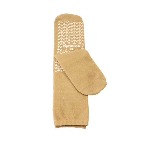 Slipper Socks, XL, Beige, 48/Cs