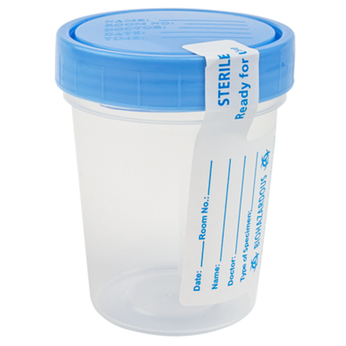 Specimen Containers - Sterile, Bulk, 4 oz., 100/Cs