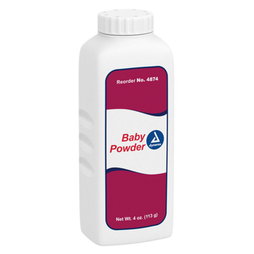 Baby Powder, 4 oz, 48/Cs