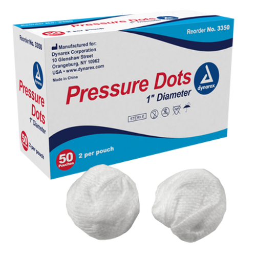 Pressure Dot 2's, 2.5cm, 10/50(1000/Cs)