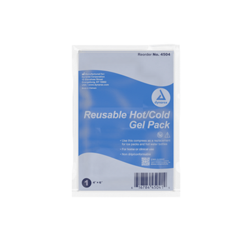 Reusable Hot / Cold Gel Packs, 4" X 6", 24/Cs