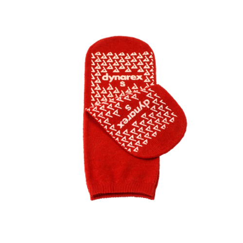 Double Sided Slipper Socks, Small, Red, 48/Cs