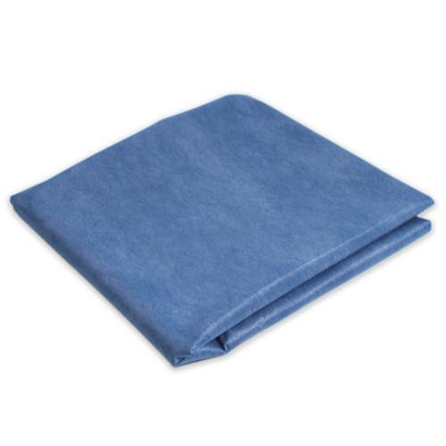 Premium Flat Cot Sheet, 40" x 85" Dark Blue, 50/cs