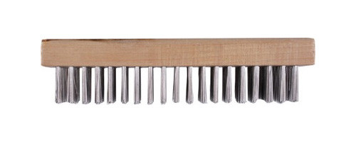 Dynamic 00405 6 x 19 Row Wood Block Wire Brush - 12ct. Case