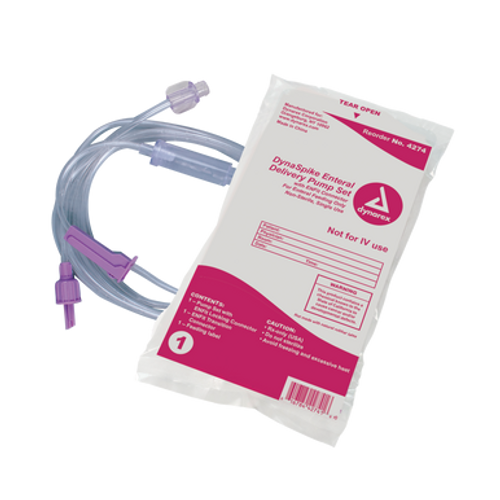 DynaSpike Enteral Delivery Pump Set - with ENFit connector, 30/cs