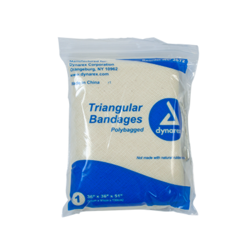 Triangular Bandages, 36" x 36" x 51", 12/Bx