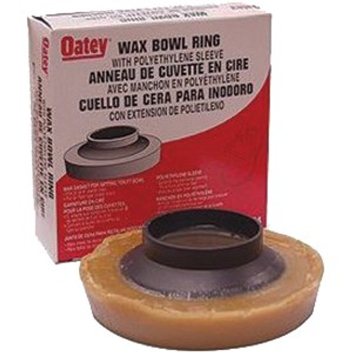 Oatey 31194 Toilet Bowl Wax Ring w/ Sleeve