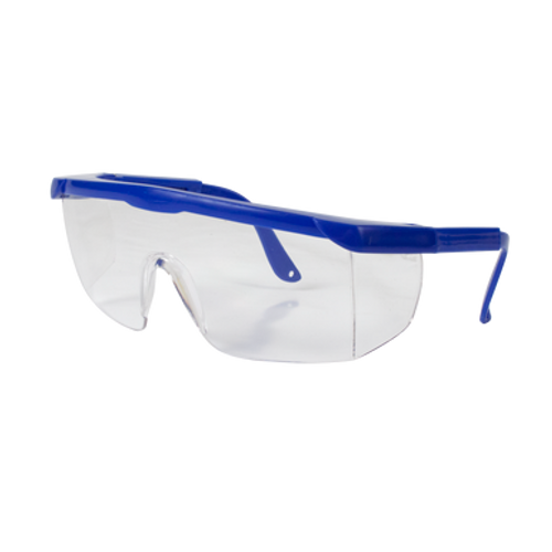 Safety Glasses, Blue, 50/Cs