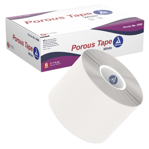 Porous Tape, 2" x 10 yds, 12/6/Cs