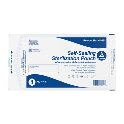 Sterilization Pouches, 7.5" x 13", 5/200/Cs