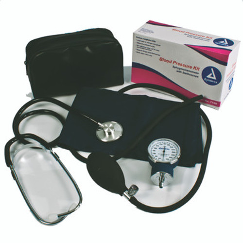 Blood Pressure Kit - Single Head Stethoscope, 10/cs