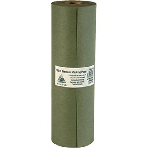 Tri Paper 12209 G9 9" x 60Yd Green Premium Masking Paper