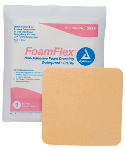 FoamFlex - Non-Adhesive Waterproof Foam, 6" x 6", 12/10/Cs