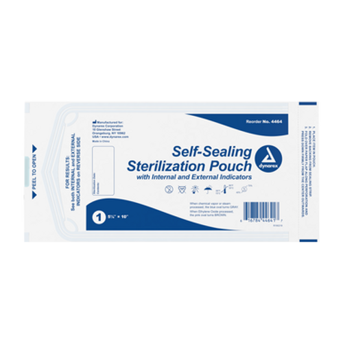 Sterilization Pouches, 5.25" x 10", 15/200/Cs