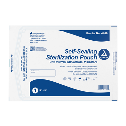 Sterilization Pouches, 12" x 16", 5/200/Cs