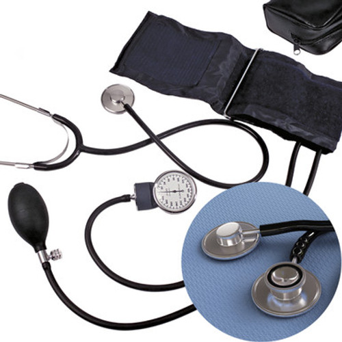 Blood Pressure Kit - Dual Head Stethoscope, 10/cs