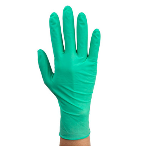 AloeTex Latex Gloves, X-Small, Green, 10/100/Cs