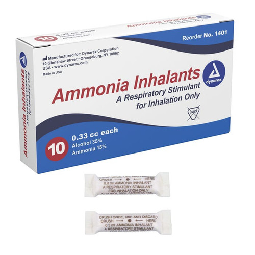 Ammonia Inhalants Box of 10 (Ampule)