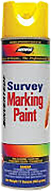 Aervoe 202 20oz Yellow Inverted Survey Marking Paint - 12ct. Case