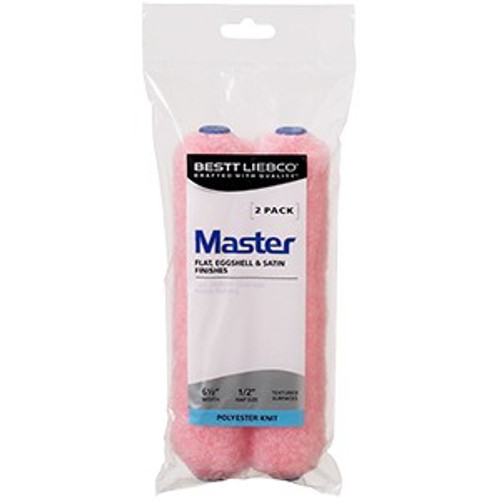 Bestt Liebco 509424000 6-12 x 14 Nap Pink Knit Mini Roller Covers (2pk)