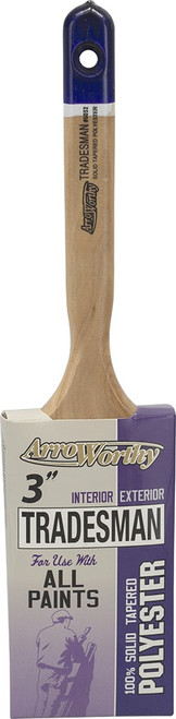 ArroWorthy 6032-3" Tradesman Blended Polyester Flat Sash Paint Brush - 12ct. Case