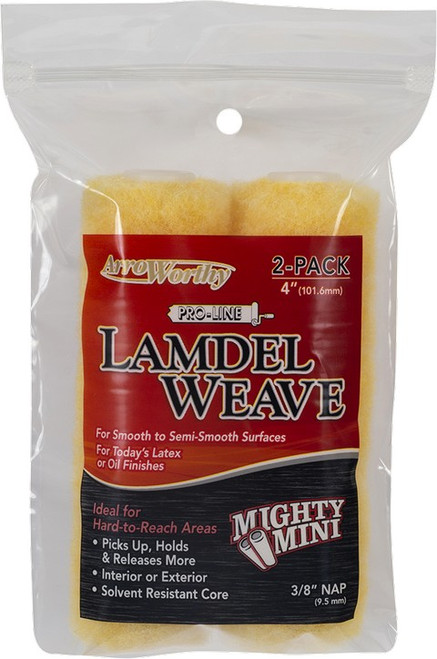 ArroWorthy 4-LD3TP 38 Nap Lamdel Weave Mini Roller Covers (2pk)
