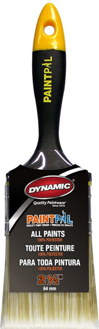 Dynamic 09806 2-1/2" (64mm) Paint Pal Flat Polyester Brush