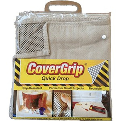 CoverGrip 35408 3.5 x 4 8oz Non-Slip Quick Drop Cloth
