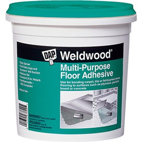 DAP 00144 4gal Weldwood Multi Purpose Latex Floor Adhesive DAP 00144 4gal Weldwood Multi Purpose Latex Floor Adhesive