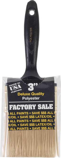 Wooster P3973 3" Factory Sale Gold Polyester Paint Brush