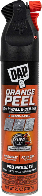 DAP 50005 25oz White Orange Peel Water Base Spray Texture