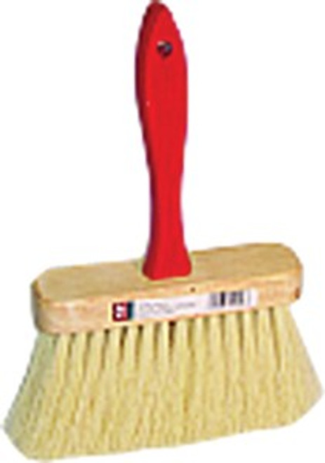 DQB 11956 6-12 x 4 Trim 5-Row White Tampico Masonry Brush wRed Handle