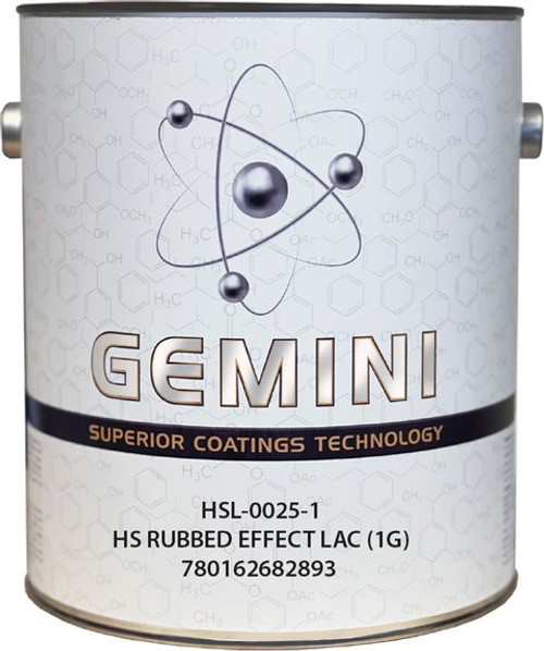 Gemini HSL-0025-1 1gal Rubbed Effect High Solids Lacquer