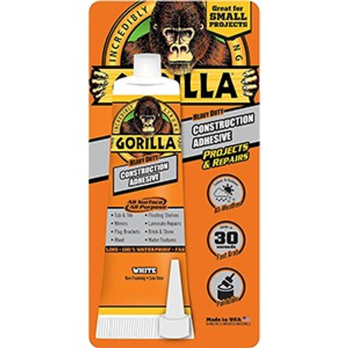 Gorilla Glue 8020002 2.5 oz. Tube Gorilla Glue Construction Adhesive