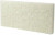 Commercial Light Duty Scrub Pad 4.625" x 10" - White (Pack of 5) - 2ct. Case